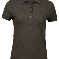 TeeJays Damen Stretch Polo Shirt Kurzarm Bio – Baumwolle in 20 verschiedenen Farben