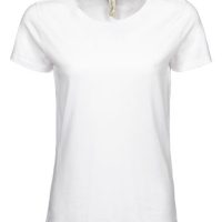 TeeJays Damen T-Shirt Kurzarm Rundhals Slim aus Bio – Baumwolle