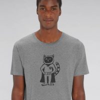 Superkater Karlo / Superheld – päfjes Fair Wear Bio Männer T-Shirt