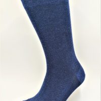 BLS Organic 2er Pack GOTS zertifiziert 98 % Bio-Baumwolle Zickzack-Muster Herren Socken
