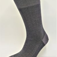 BLS Organic 2er Pack GOTS zertifiziert 98 % Bio-Baumwolle Zickzack-Muster Herren Socken