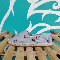REFISHED fair fashion Espadrilles ‚HAPPINESS‘ (Cherry)