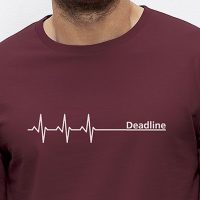 Picopoc Deadline Langarm T-Shirt / Burgundy braun