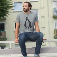 päfjes Pinguin Paul – Fair Wear Männer Bio T-Shirt