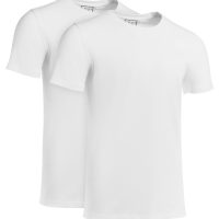 COREBASE Doppelpack / Basic T-Shirt / 100% Baumwolle (Bio) / Rundhals Ausschnitt