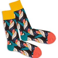 DillySocks Socken Pirate Parrot aus Biobaumwoll-Mix