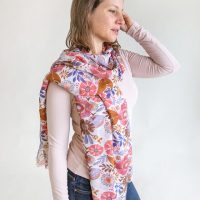 Djian Collection Schal aus Lenzing Ecovero – Mystic Flowers
