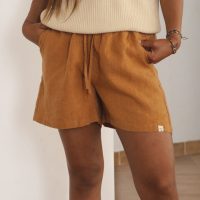 Matona Kurze Hose für Frauen aus Leinen / Simple Shorts