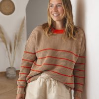 Matona Gestrickter Pullover für Frauen aus Bio-Baumwolle / Everyday Sweater