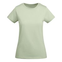 Roly Eco Damen T-Shirt Breda Rundhals enger geschnitten Körpernah Bodyfit