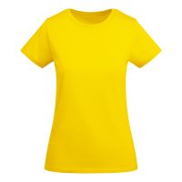 Roly Eco Damen T-Shirt Breda Rundhals enger geschnitten Körpernah Bodyfit