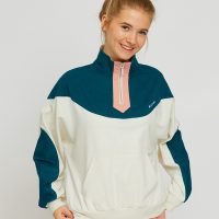 Mazine Zip Pullover – Vera Half Zip – aus Bio- Baumwolle und recyceltem Polyester