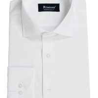 RIBESSE Herren Hemd aus Bio-Baumwolle slim fit Business Hemd