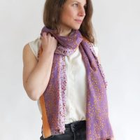 Djian Collection Schal aus Bio-Baumwolle – Twin Blossom