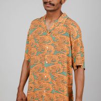 Brava Fabrics Kurzarm Hemd – Gamba Faes Aloha shirt Morera – aus Ecovero