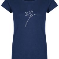 Brandless Basic Bio T-Shirt (ladies) Nr.2 Rotkehlchen
