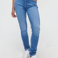 Kuyichi Damen vegan Jeans Super Skinny Lizzy Medium Blau