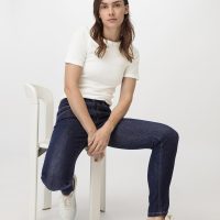 hessnatur Damen Jeans Lina Skinny Fit aus Bio-Denim – blau –