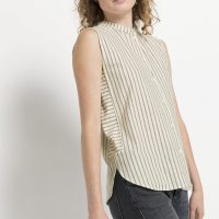 hessnatur Damen Jersey-Bluse aus Bio-Baumwolle – natur –