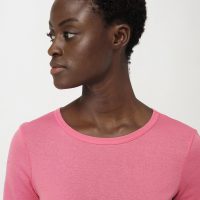 hessnatur Damen Kurzarm-Shirt aus Bio-Baumwolle – lila –
