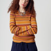 KOMODO Damen vegan Pullover Annabelle Bio-Baumwolle Ingwer