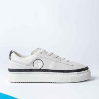 Komrads Herren vegan Sneakers Apls Maça Low Schwarz Und Weiß