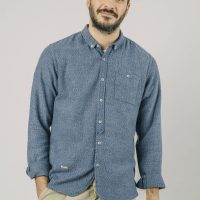 Brava Fabrics Herren vegan Nuuk Shirt Blau