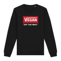 Oat Milk Club Damen vegan Sweatshirt Off The Meat Schwarz