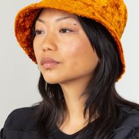 MAHLA Damen vegan Bucket Hat Gebrannte Orange