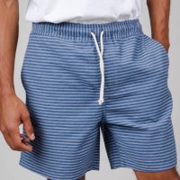Brava Fabrics Herren vegan Shorts Barre Summer Storm Blau