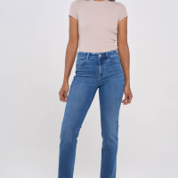 Dawn Damen vegan Jeans Slim Straight Stellar Comfort Stretch Blau