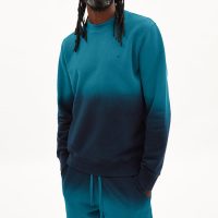ARMEDANGELS Herren vegan Sweatshirt Baro Degrade Blau