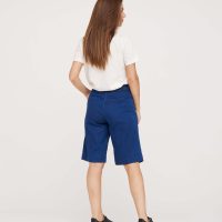 LAURIE Damen vegan Phoebe Loose Shorts – Medium Blue Denim