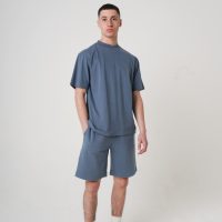 Comfort Studio Herren vegan Shorts Comfort Blau