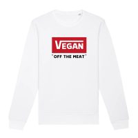Oat Milk Club Damen vegan Sweatshirt Off The Meat Weiß