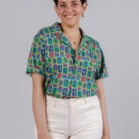 Brava Fabrics Herren vegan Shirt Aloha Jaws Grün