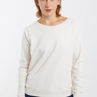 TORLAND Damen vegan Sweatshirt Dazzler Vintage Weiß