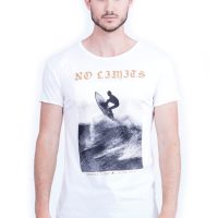 RAVENS VIEW IBIZA Herren vegan T-Shirt No Limits Weiß