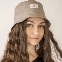 TAWAST Damen vegan Bucket Hat Tundra Haselnuss