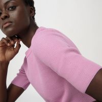 hessnatur Damen Pullover aus Bio-Baumwolle – rosa –