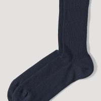 hessnatur Socken aus Bio-Baumwolle – blau –