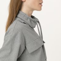 hessnatur Damen Sweatshirt aus Bio-Baumwolle – grau –