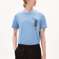 ARMEDANGELS JAAMES FISH SOUP – Herren T-Shirt Regular Fit aus Bio-Baumwolle