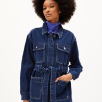 ARMEDANGELS LYSAAN DENIM – Damen Jeansjacke Relaxed Fit aus recycelter Baumwolle