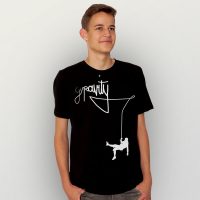 HANDGEDRUCKT „Gravity“ Männer T-Shirt