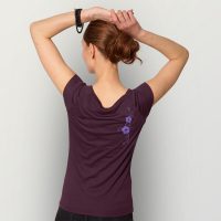 HANDGEDRUCKT „Hibisken“ Bamboo Frauen T-Shirt