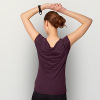 HANDGEDRUCKT „Stefanie la Girafe“ Bamboo Frauen T-Shirt