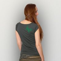HANDGEDRUCKT „Tagpfauenauge01“ Bamboo Frauen T-Shirt