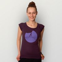 HANDGEDRUCKT „Klettern“ Bamboo Frauen T-Shirt