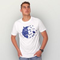 HANDGEDRUCKT „Sei optimistisch“ Männer T-Shirt